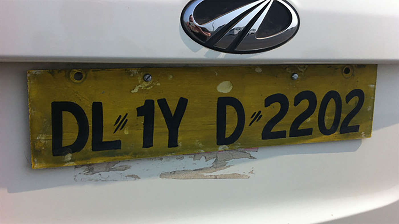 Handpainted India Plate