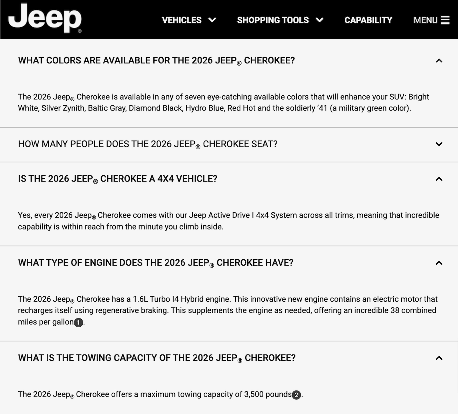 Jeep Cherokee Leak Sg