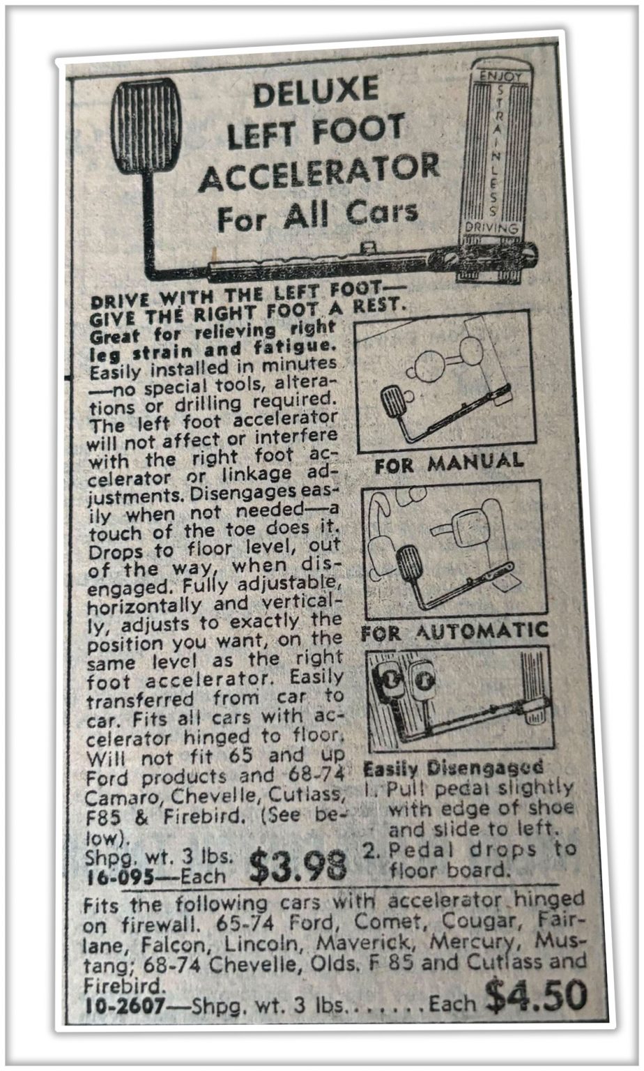 It's Time For Another Tour Of Weird Crap From A '70s JC Whitney Catalog