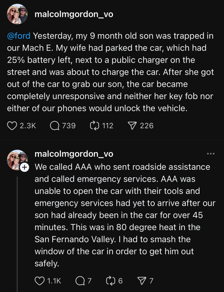 A Baby Allegedly Being Trapped In An Electric Car Is The Latest ...