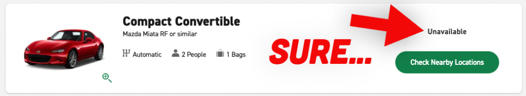 Miata Availability Enterprise