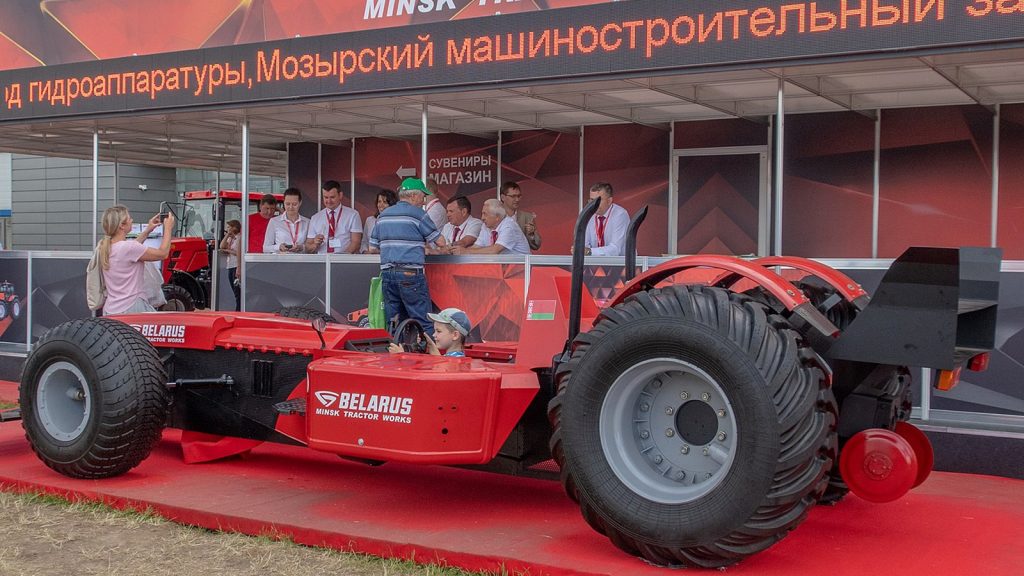 Belarusian Tractor Company Shows Off A 'Formula 1' Car Made Out Of