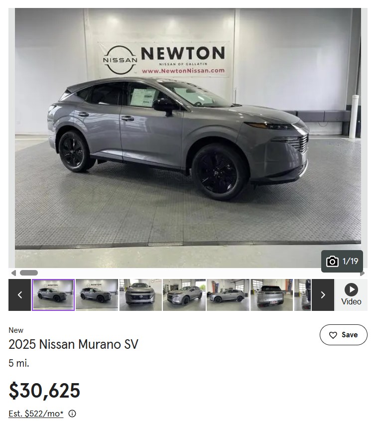 Nissan Cheap Murano