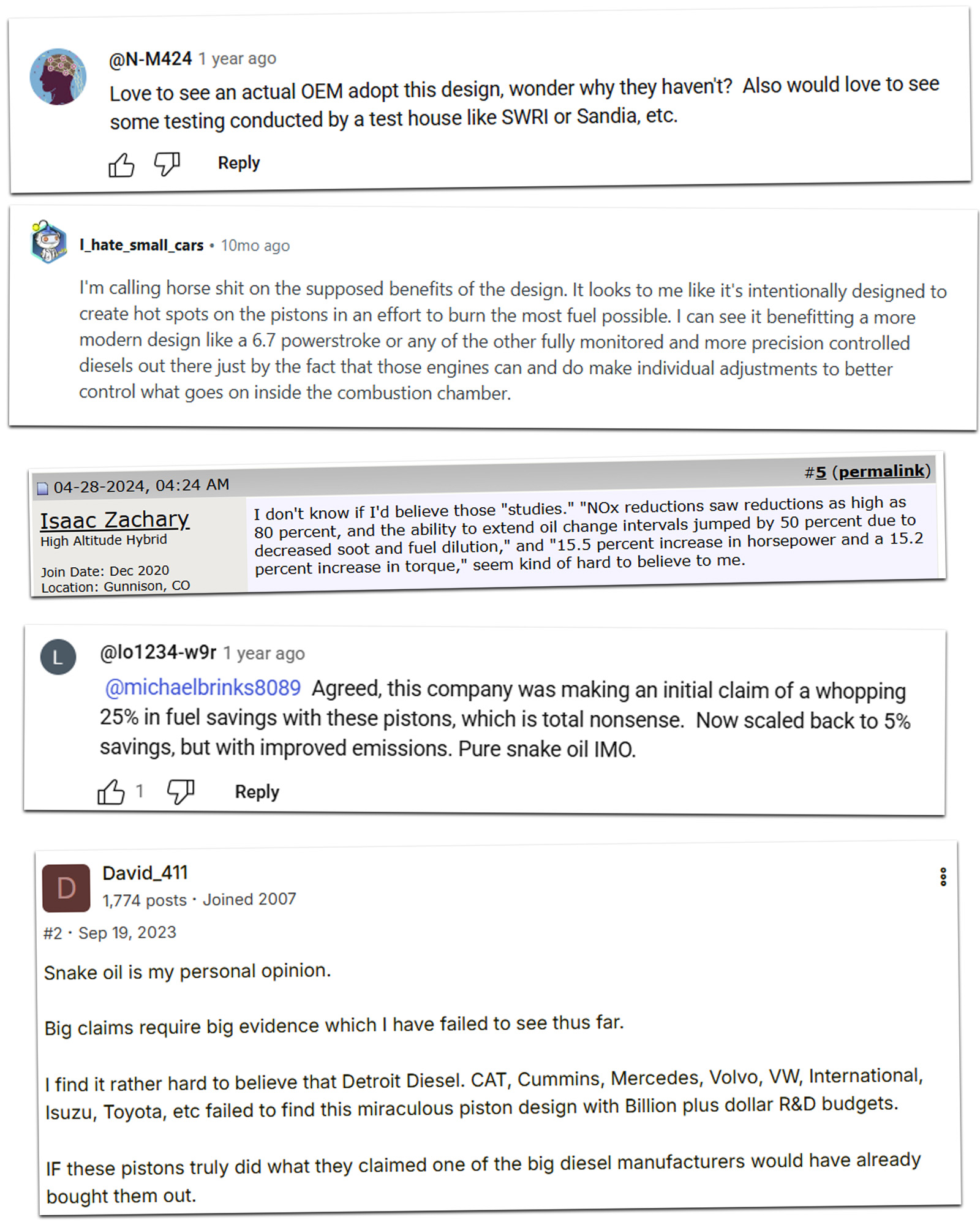 Pistons Comments