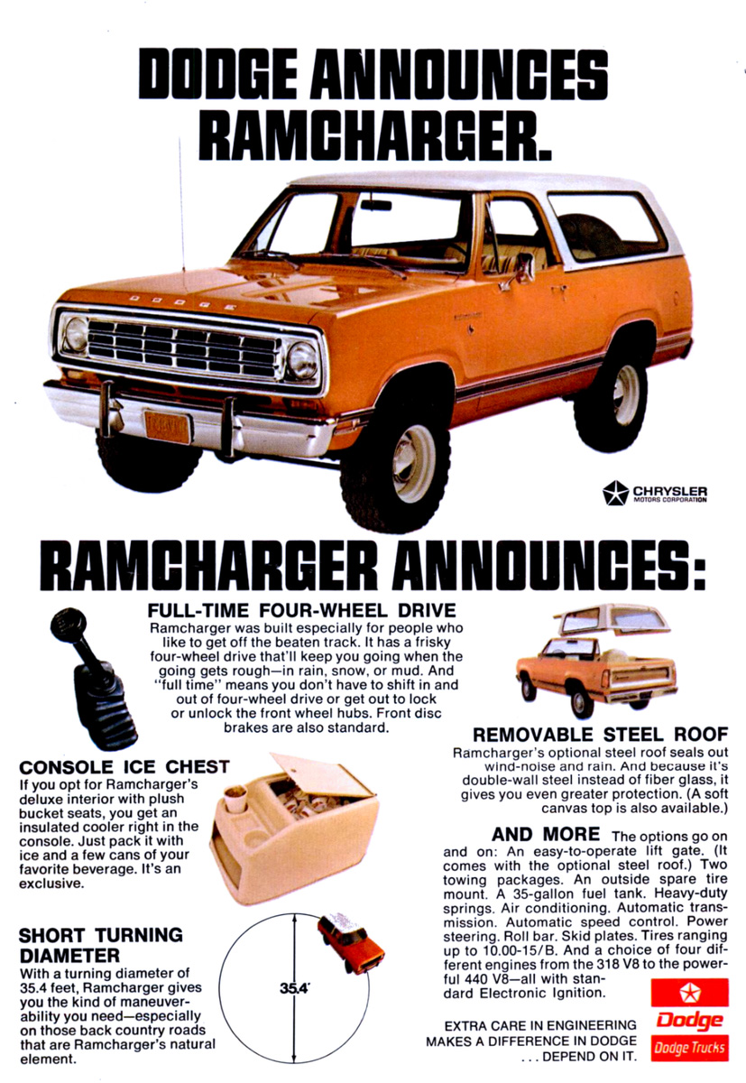 Ramcharger 8 10 74 2