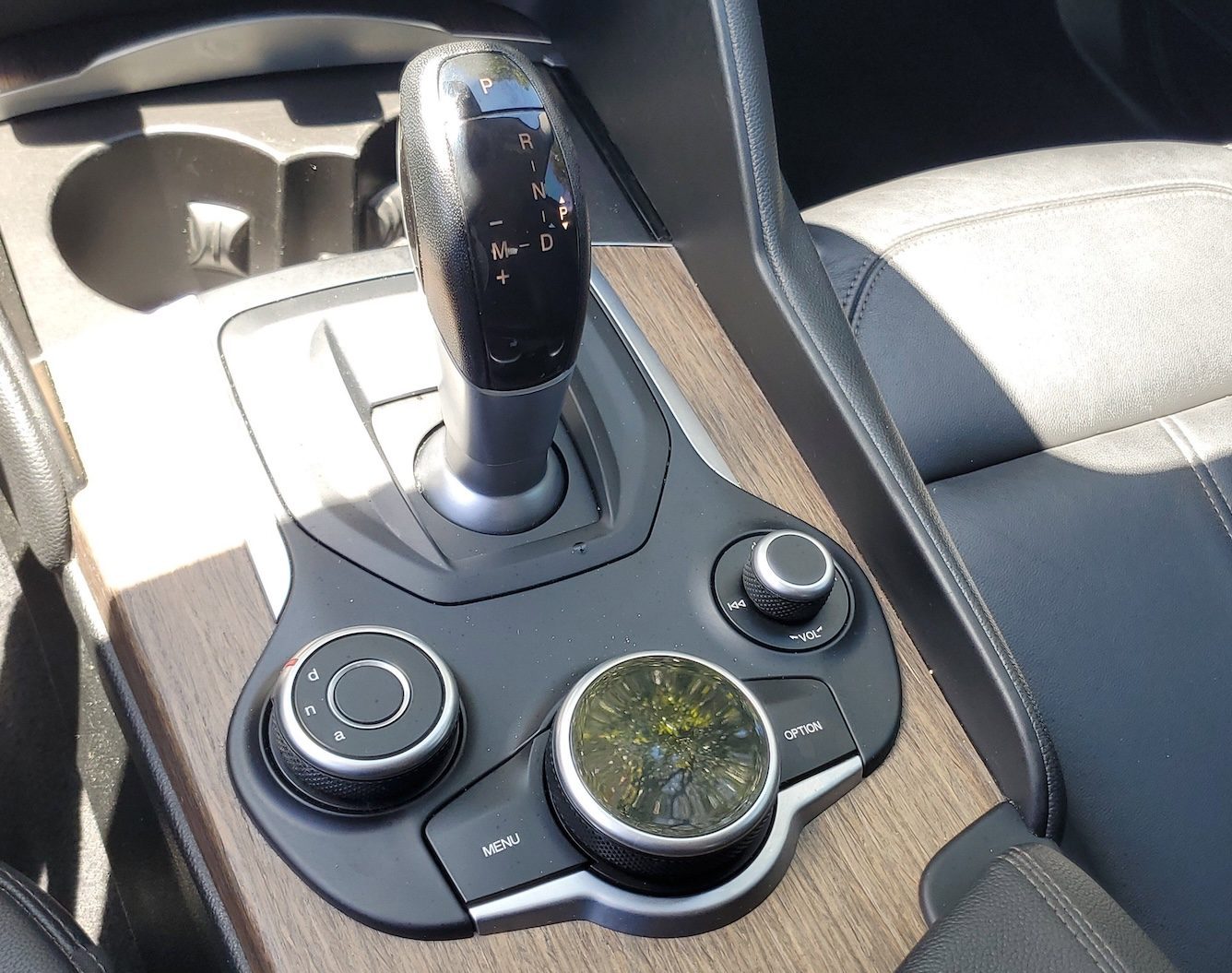 Red Giulia Ti Interior