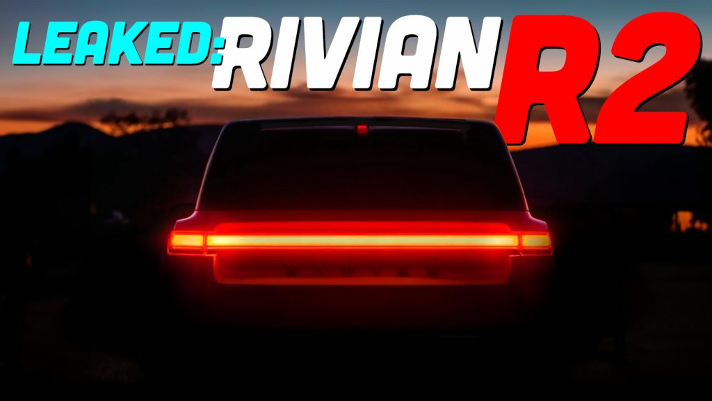 Rivian R2 Rear Teaserts