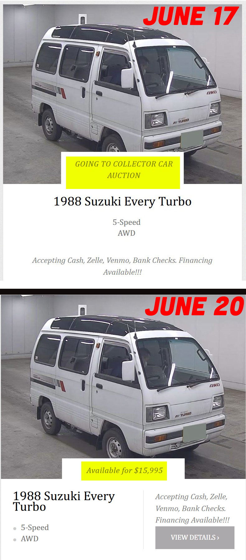 Street Legal Site Change
