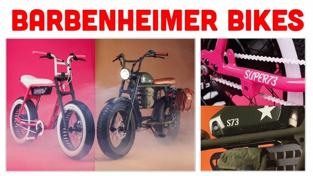 Super73 Barbenheimer Barbie Oppenheimer Bikes