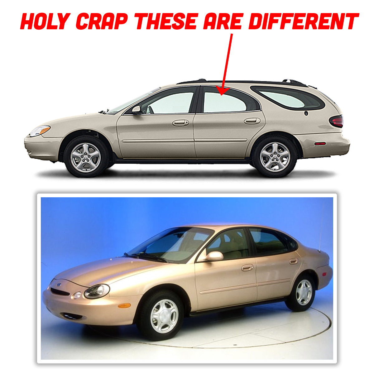 Taurus Wagon Sedan Diff