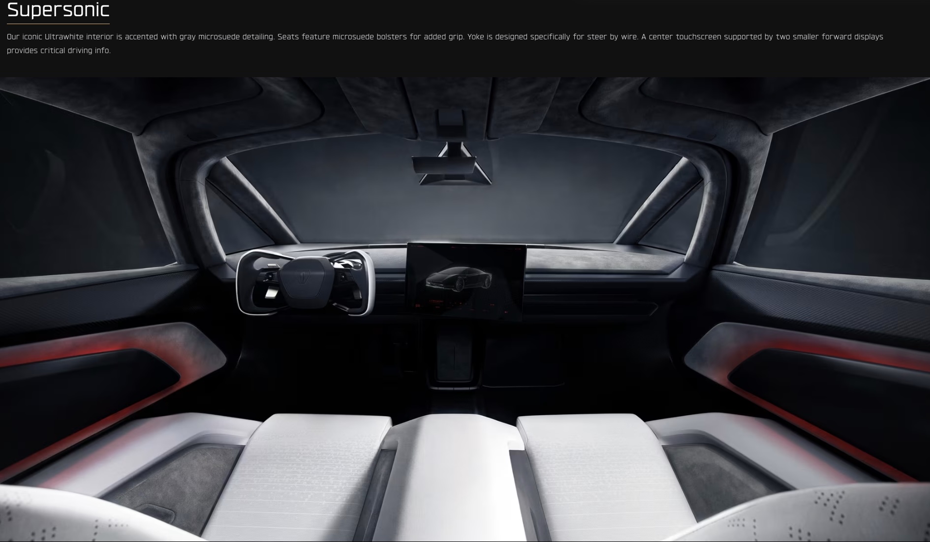 Tesla Roadster Interior