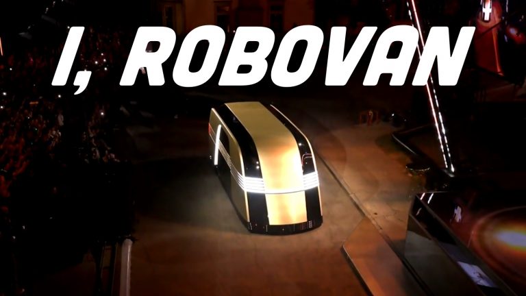 Tesla Robovan Topshot