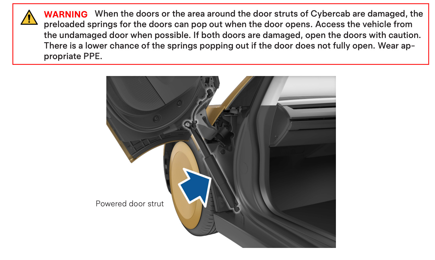 Tesla Cc Doorstruts
