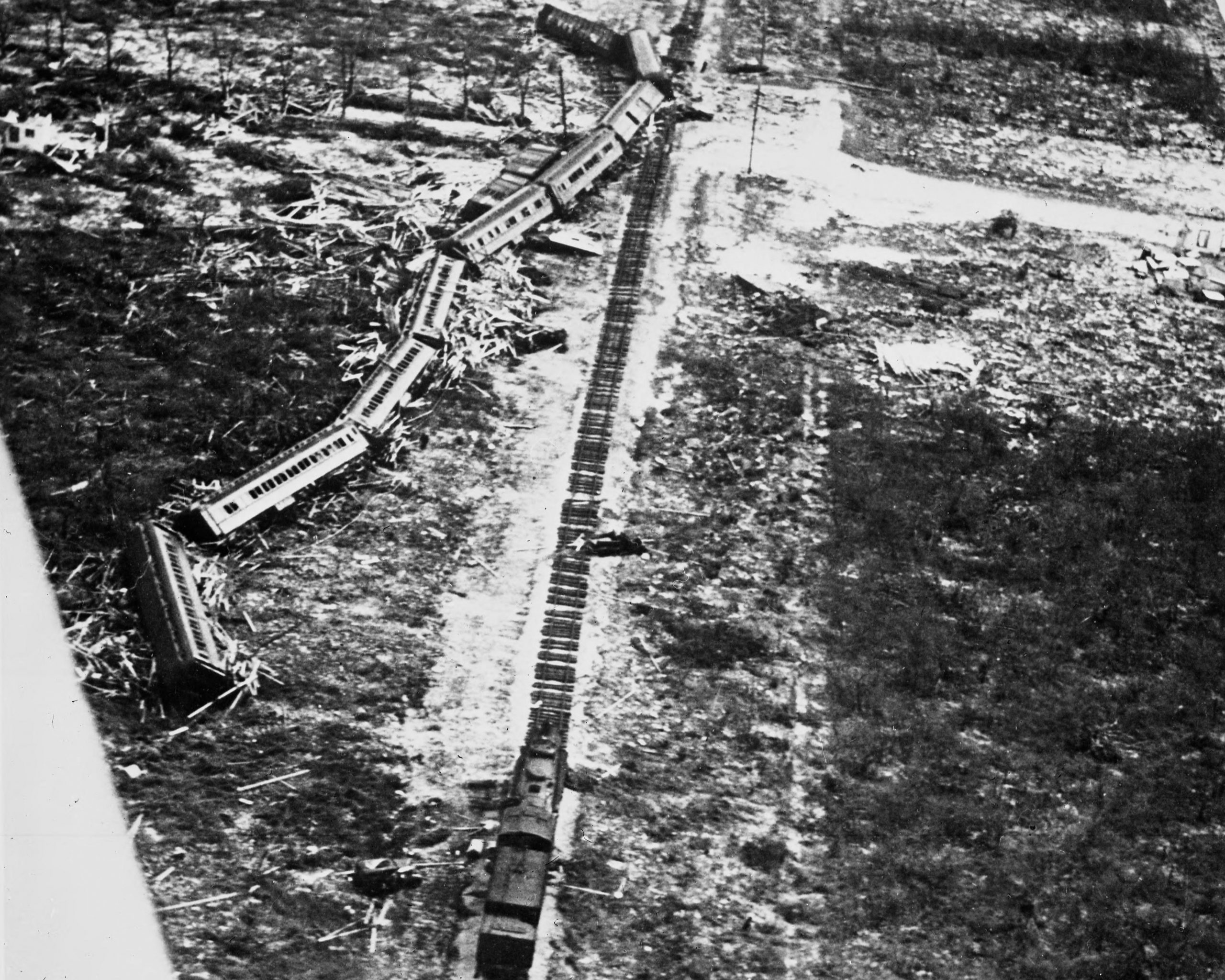 Toppled Train