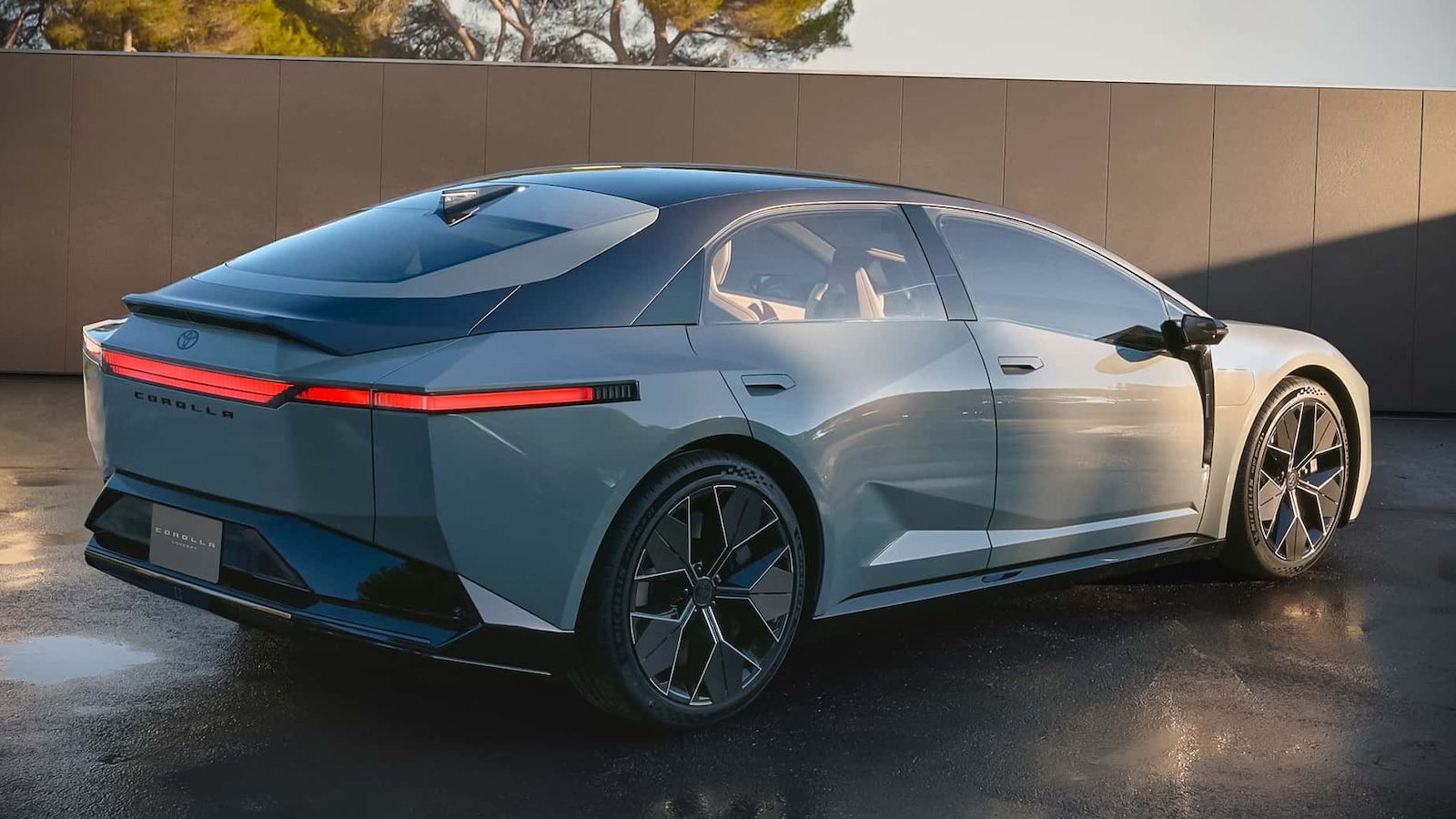 Toyota Corolla Concept 2026 Rear Three Quarters