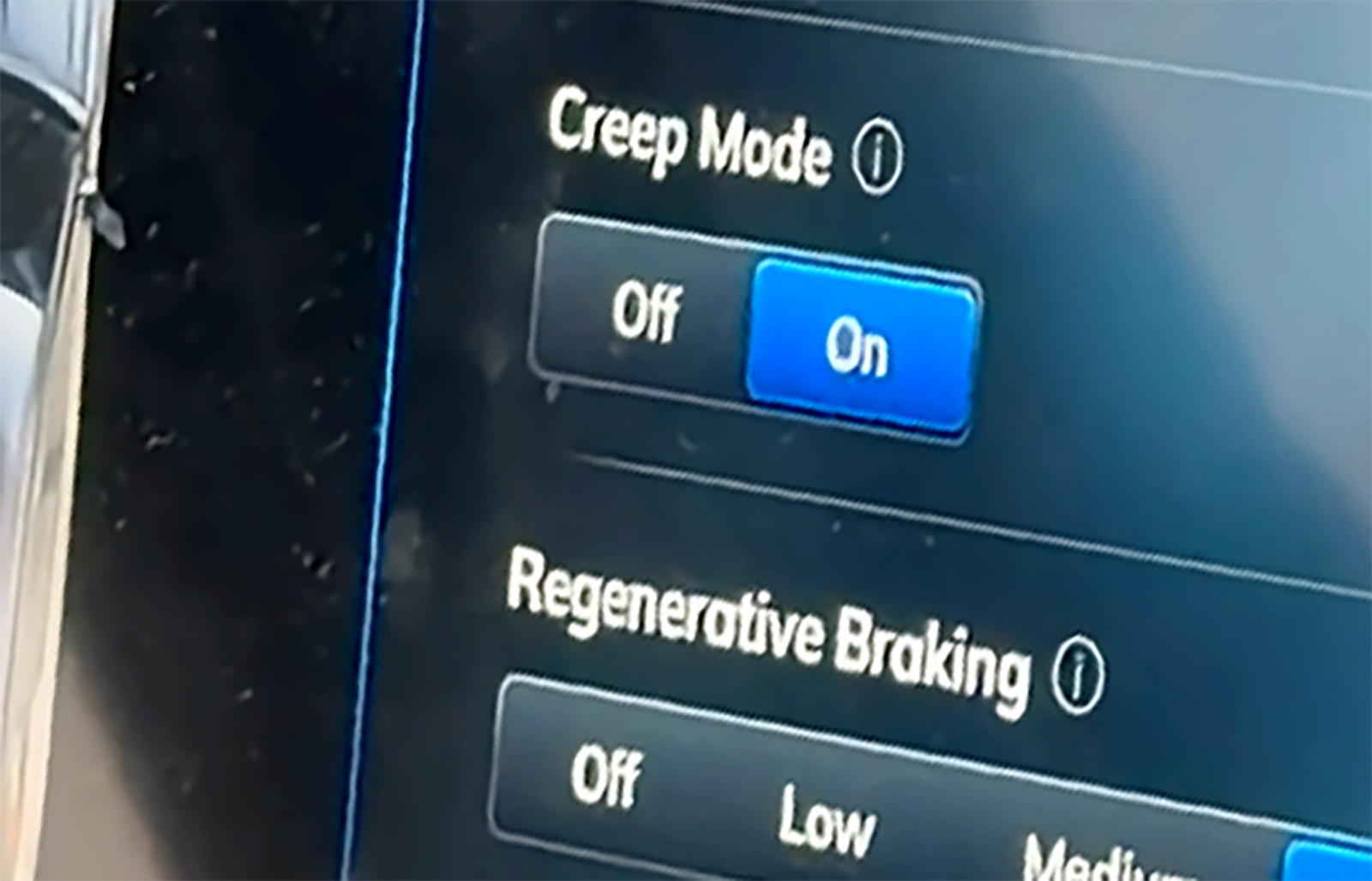Vinfast Vf8 Creep Mode Button2