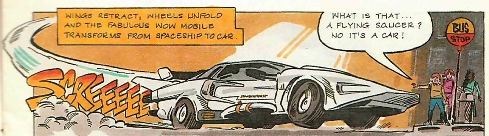 Wow Comic Car 1