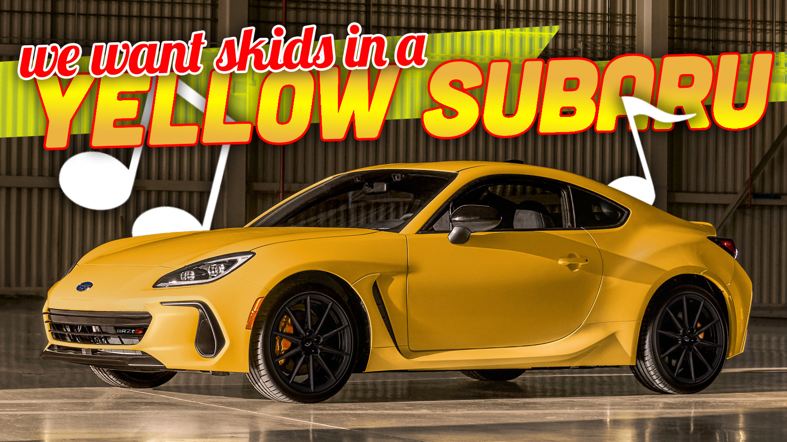 Yellow Subaru Top